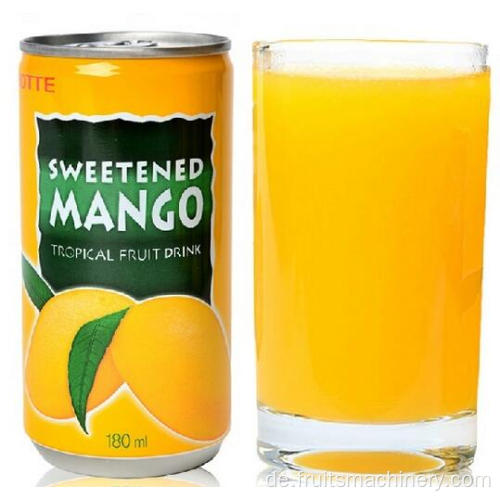 Mango -Saft -Verpackungsmaschine Produktionslinie